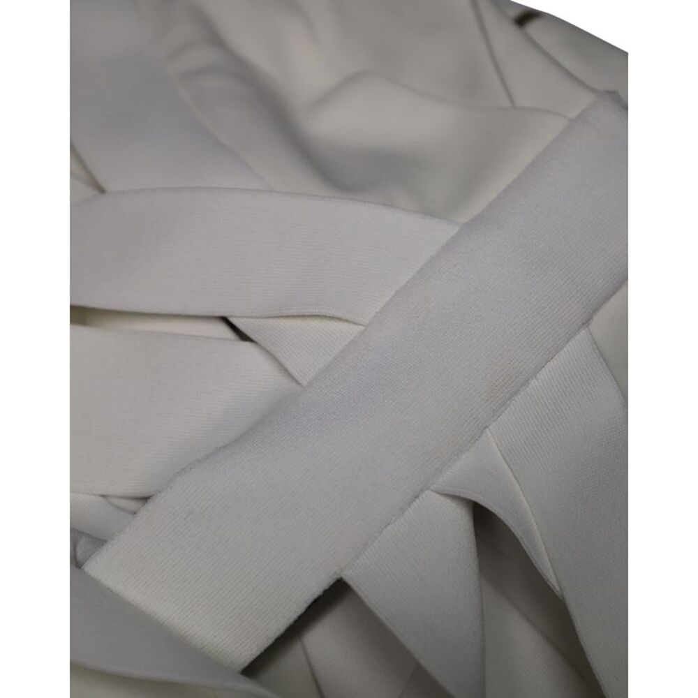 Pre Loved Rm By Roland Mouret Vintage CutOut Midi Dress Women white - Picture 8 of 8